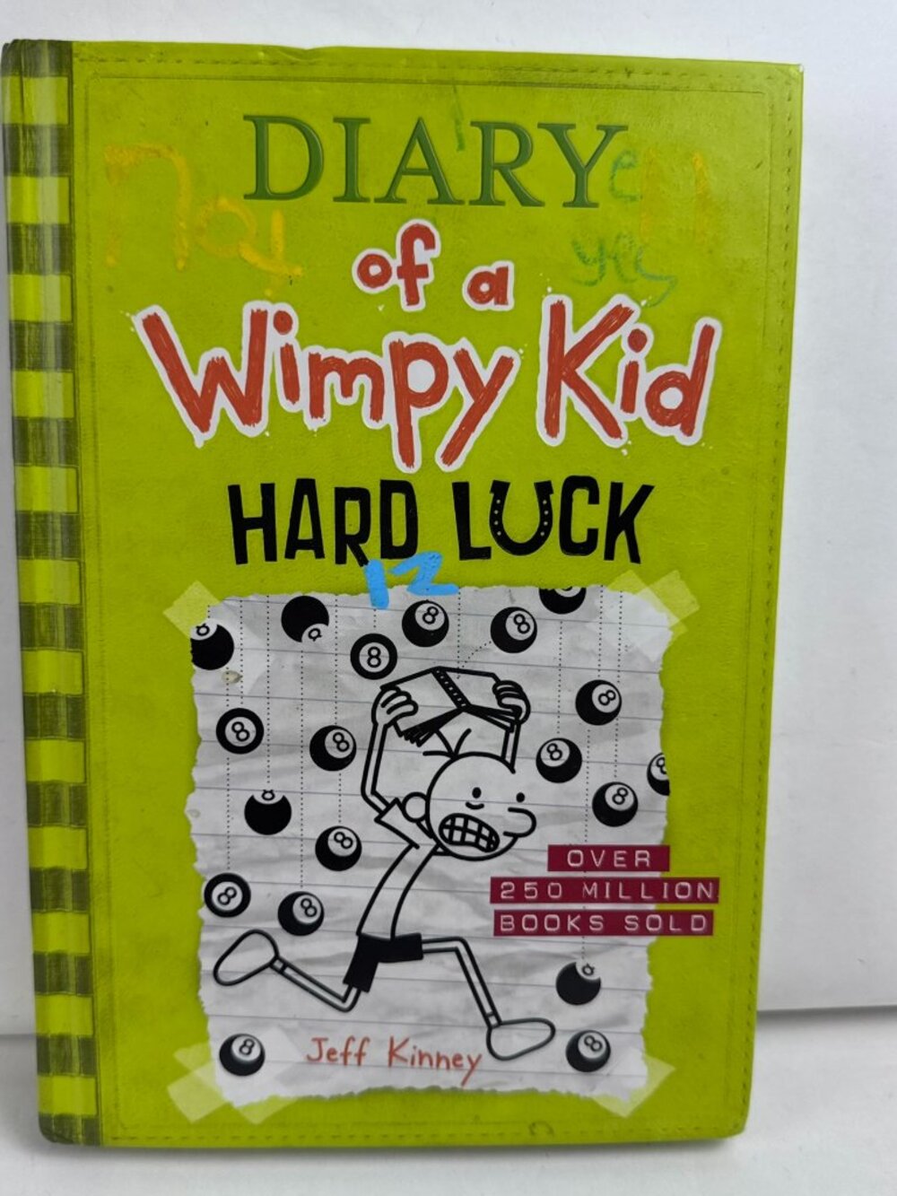 Diary of a Wimpy Kid Hard Luck Book 8 HC 978-1-4197-41944 Jeff Kinney Cover Wear